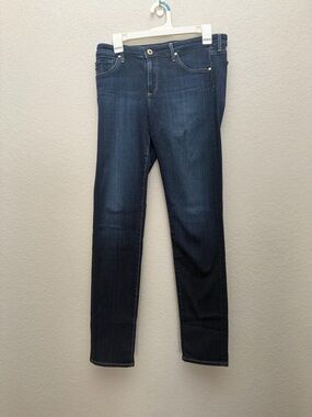 AG Adriano Goldschmied The Stilt Cigarette Leg Jeans Dark Wash Stretch Size 31R